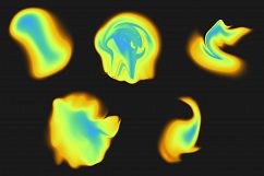 25 Abstract Png Neon Elements Product Image 5