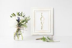 Grace &amp; Glory Botanical Alphabet Olive Watercolor Product Image 18