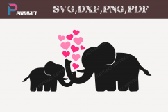 elephant svg, elephant svg file, baby elephant svg, elephant Product Image 3