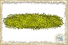 Olive  Moss Green Sap Brush Strokes Clipart Autumn Golden Glitter  24 PNG - transparent background images Product Image 21