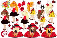 Sweet little ladies graphics, clipart, illustrations AMB-1056 Product Image 4