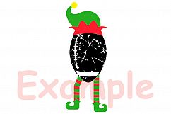 Elf Football Christmas svg merry christmas 1037s Product Image 3