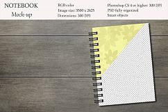 Notebook mockup. Sketchbook mockup. Product Image 1