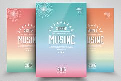 Summer Musical Party Flyer Product Image 1