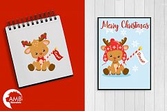 All of Santa&#039;s Reindeer clipart, graphics, illustrations AMB-2291 Product Image 2