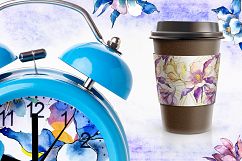 Beautiful aquilegia PNG watercolor set Product Image 3