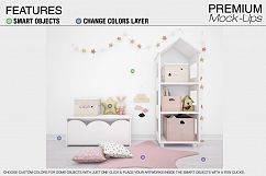 Kids Room &amp; Frame Mockups Product Image 5