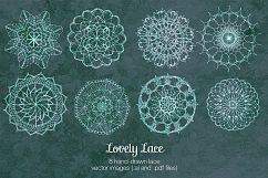 Lovely Lace Vector Illustrations Product Image 1