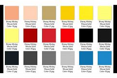 36 Glitter and Solid Color Princess Black, Red and Yellow Product Image 5