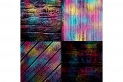 Unicorn Wood Texture Digital Paper Product Image 2