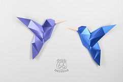 Papercraft Birds, Papercraft 3D, Origami Birds, Home Decor Product Image 1