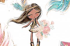 Boho Kids Clipart Product Image 3