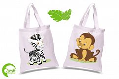 Jungle Babies clipart, graphics and illustration AMB-131 Product Image 2