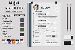 12 Clean Rsume Invoice and Letterhead Bundle Product Image 12