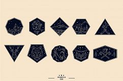 10 Geometric Vintage Badges Product Image 2