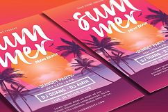 Summer Beach Sunset Flyer Product Image 3