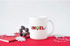 Noel SVG - Christmas SVG Cut File - DXF PNG EPS JPG PDF AI Product Image 4