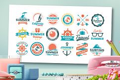 63 SUMMER VINTAGE BADGE &amp; RIBBON Product Image 4