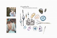 Modern Boho: nude tribal &amp; floral watercolor collection  Product Image 9