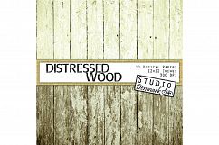 Distressed Wood Digital Paper - Wood Textures Product Image 2