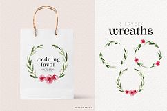 Modern Rose watercolor flower clipart Product Image 4