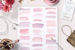 watercolour brush strokes graphics - 100 PNG  Product Image 1