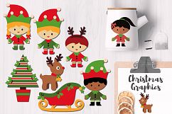 Christmas Elves Party Graphics Product Image 1