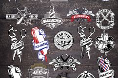 Vintage Labels Barber Shop Product Image 5