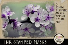 Ink Stamped Photoshop Clipping Masks &amp; Tutorial Product Image 5