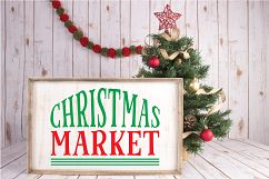 Christmas SVG Cut File - Christmas Market SVG DXF PNG EPS Product Image 2