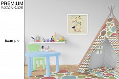 Kids Teepee, Pouf, Wall &amp; Frames Set Product Image 22