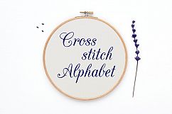 Cross Stitch Alphabet Pattern (Alph5) Product Image 1