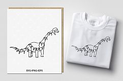 Dino Christmas SVG Product Image 4