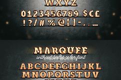 Marquee Front View - Color Fonts Product Image 4
