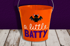 A Little Batty Halloween Bat SVG Design Product Image 1