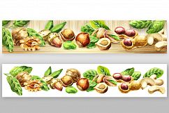 Nut mix. Watercolor Product Image 4