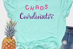 Chaos Coordinator SVG / SVG cutting file Product Image 3