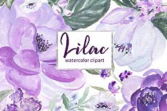 Lilac Soft purple watercolor Product Image 1