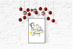 Christmas SVG O Holy Night The Stars Are Brightly Shining  Product Image 2