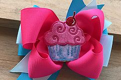 Cherry Cupcake Applique Embroidery Design Product Image 4