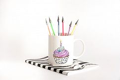 Coffee mug mock up white back to school mockup cup mockup Product Image 3