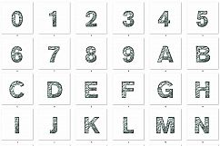 Cracked Glass 3D Lettering Product Image 5