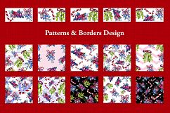 Christmas winter holiday PNG watercolor set Product Image 5