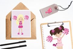 Cheerleaders graphics and illustrations Product Image 4