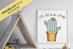 It's OK to be Poky SVG Cut file Product Image 1