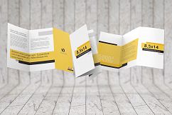 8.5 x 14 Z-Fold Brochure Mockups Product Image 6