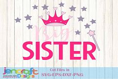 Promoted Big Sister Sibling Announcement SVG Product Image 1