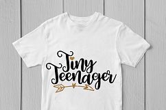 Tiny Teenager - Birthday SVG EPS DXF PNG Cutting Files Product Image 3