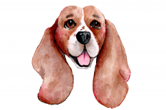 Hand Painted Watercolor Dogs | Clip Art | PNG/JPEG Product Image 2