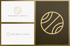 20 Circle geometric logos - outline Product Image 18